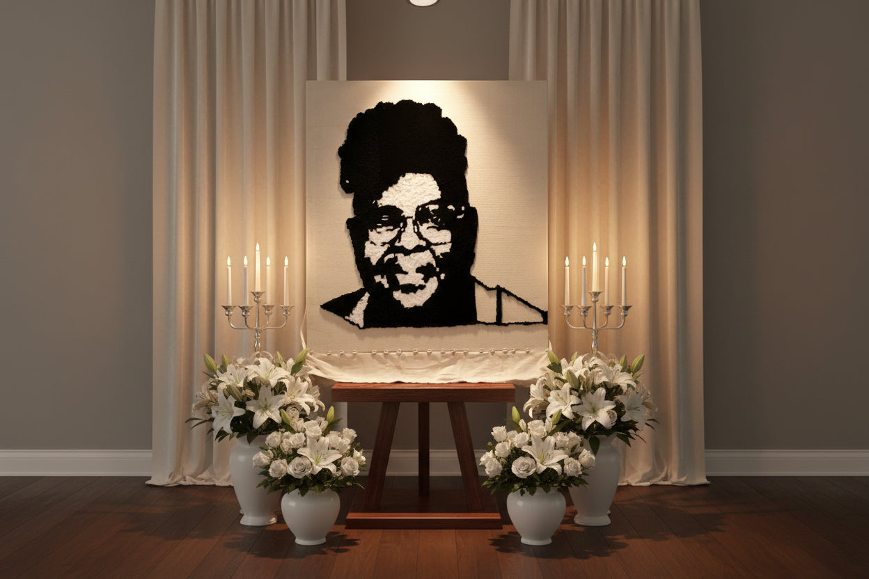 Custom portrait rug