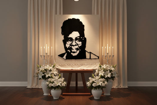 Custom portrait rug